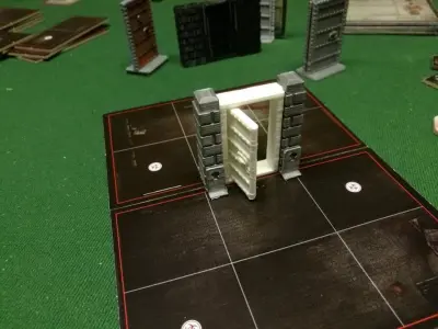 Doors for Resident evil 2 Free 3D print model