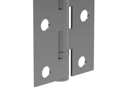 Matt Black Hinge 3D model