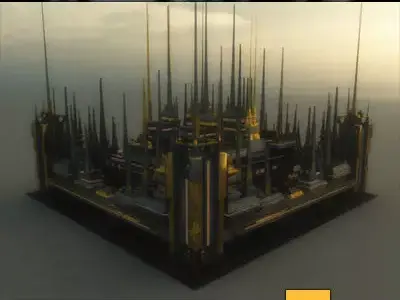 Xyff Tree City Block A3 3D model