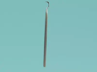 High-Quality Dental Probe 3D Model Medical Instrument 3D model