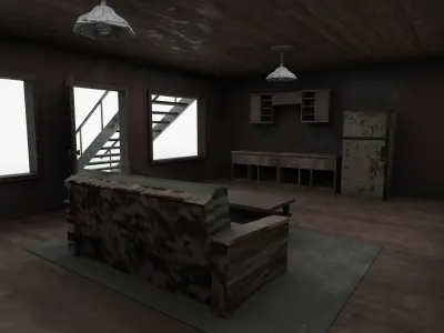 Houses Pack Low-poly 3D model