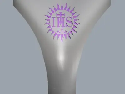 St Benedict Ring  3D print model