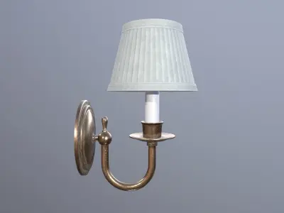 Wall Lamp Game Ready Low-poly 3D model