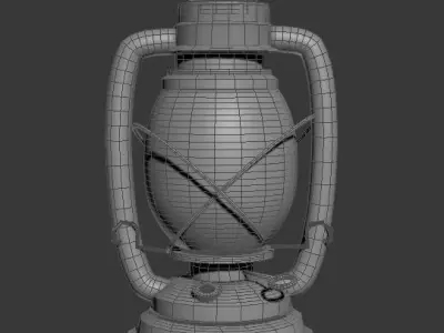 Lantern 3D model 8