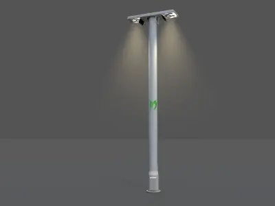 Lighting Tower for City 3D model