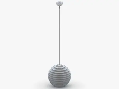 1484 - Hanging Lamp Low-poly 3D model
