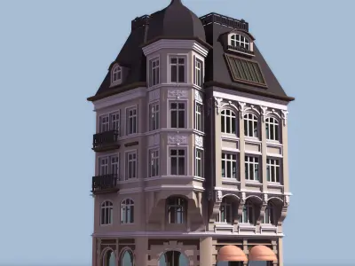 Homes and buildings 3D model