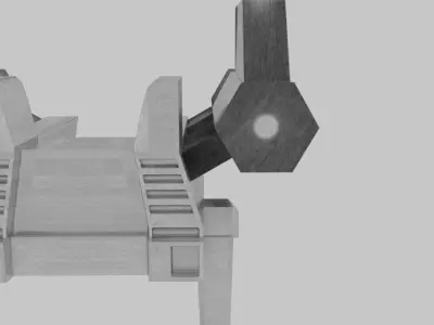 Erbzzzz Mech Low-poly 3D model