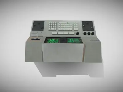 Retro Sci-Fi Panel 3D model