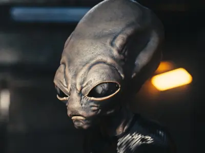 Classic Alien Blender 3D model