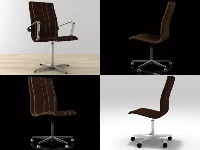 Oxford Low Backrest 3D model