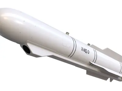 Kh-MD-E short-range cruise missile 3D model