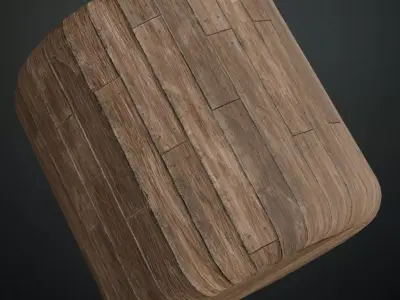 Antique Weathered Redwood Horizontal Siding PBR Seamless Texture