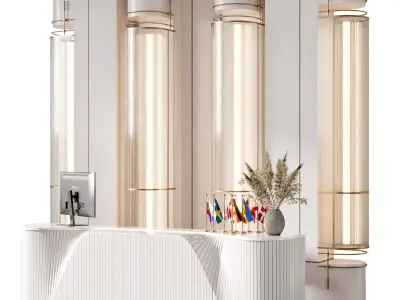 RECEPTION DESK NO45 A 3D model