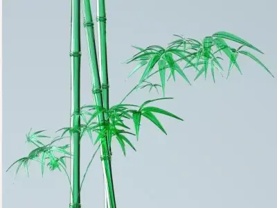 Sports Bamboo Forest 3D model