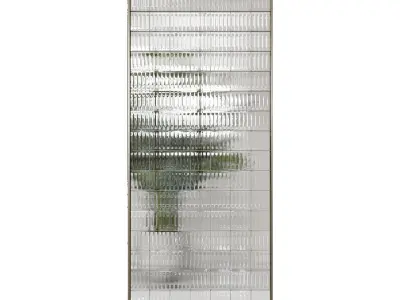 Glass block partition 2 3D model