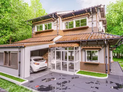 Oriental House 3D model