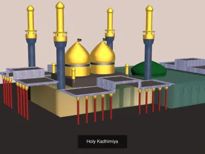 Mosque and Masjid 3D Model Pack