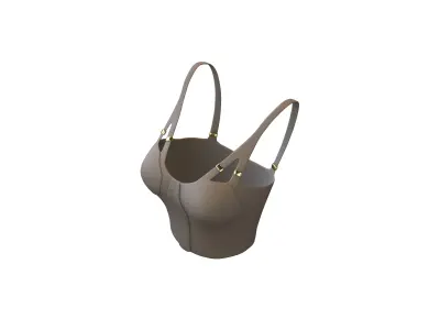 Bra Top v1 004 Low-poly 3D model