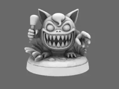 Space Orcs Roar Bellowpuff Attack Beast 3D print model