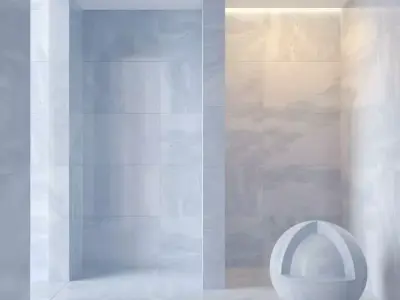Marble wall 107 3D model