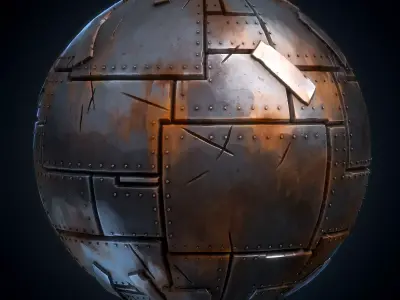 sci-fi plate - VOL 02 - Maps - SBsar - hard surface Texture