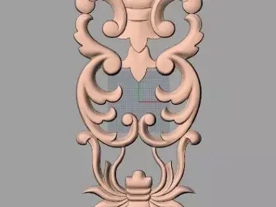 3D carved model furniture 3D design used for artcam aspire E815 3D model