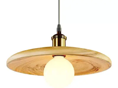 LampsWell Nordic Solid Wood Lamp 3D model