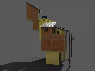 House 04 Low-poly 3D model