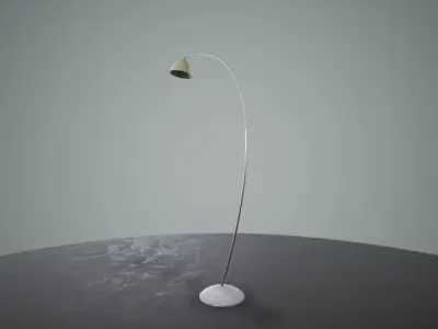 Floor Lamp Low-poly 3D model