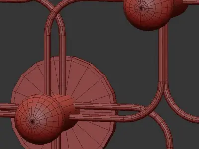 SCULPTURAL BRASS 3D model