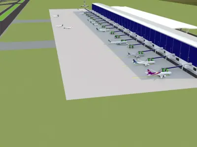 International Airport 3D model