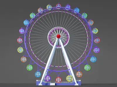 Ferris Wheel Park 3D model