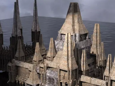 Cult Marshes Tower Cathedral 2  3D model