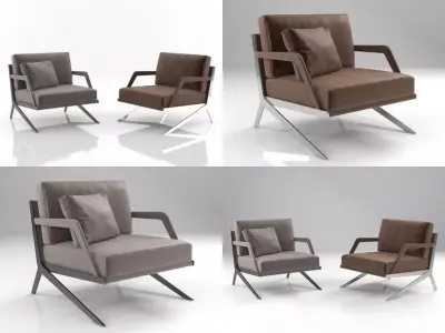 DS-60 armchair 3D model