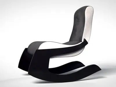Chair Unit 1000 PBR Low-poly 3D model