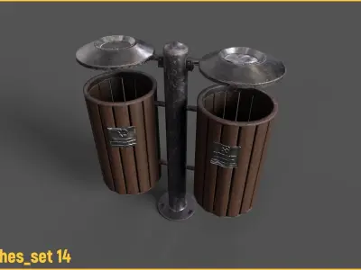 AC Trashes Low-poly 3D model