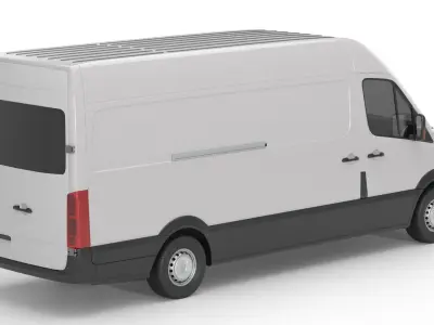 Generic Van 02 3D model