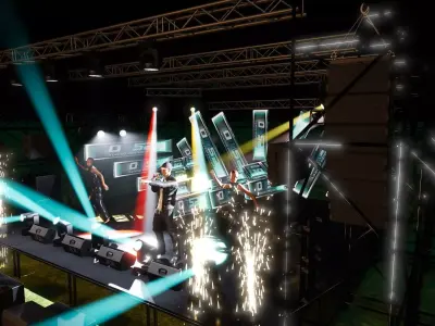 Escenario Concierto 2025 3D model