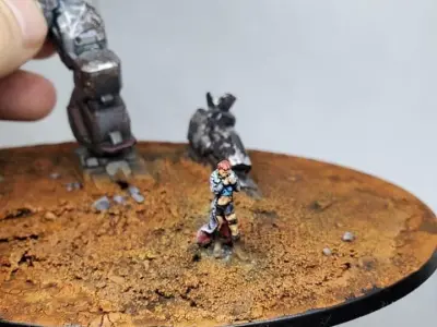 Female Character- Mercenary Natalija 3D print model