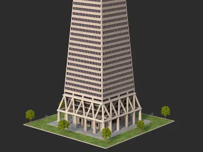 Transamerica Pyramid San Francisco 3D model