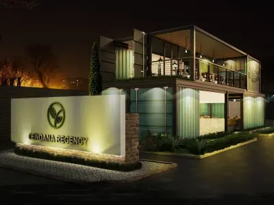 Container Cafe and Office - Not Include OBJ Files 3D model