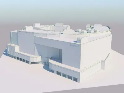 IRN MASHHAD ARMAN SHOPPING CENTR Low-poly 3D model