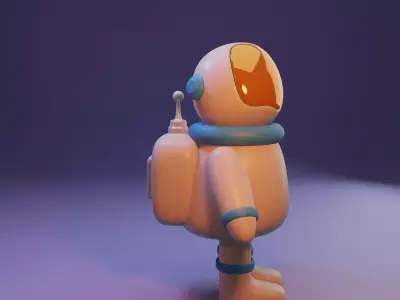 Astra Sci-Fi Model Low-poly 3D model