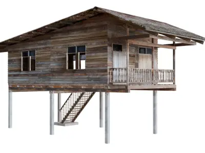 Thai House-01 3D model