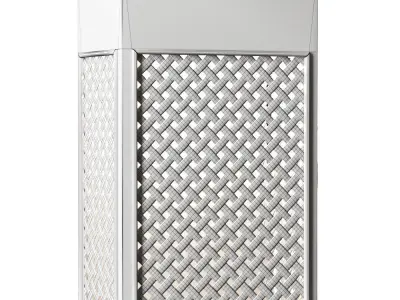 Florence rattan wall lantern FV2  3D model