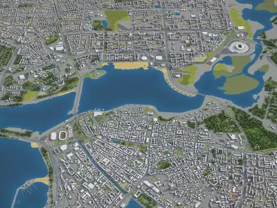 Kazan  Low-poly 3D model