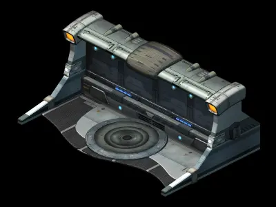 Ground function - screen 3D model