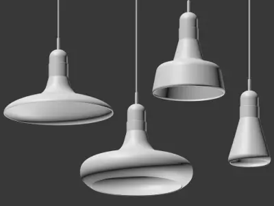 Brokis Shadow Lights Collection Set 3D model