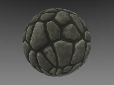 Brick - Stylised PBR Texture - Material 3D model